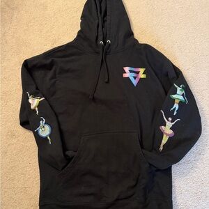 Rainbow Kitten Surprise Music Box Tour Black Hoodie